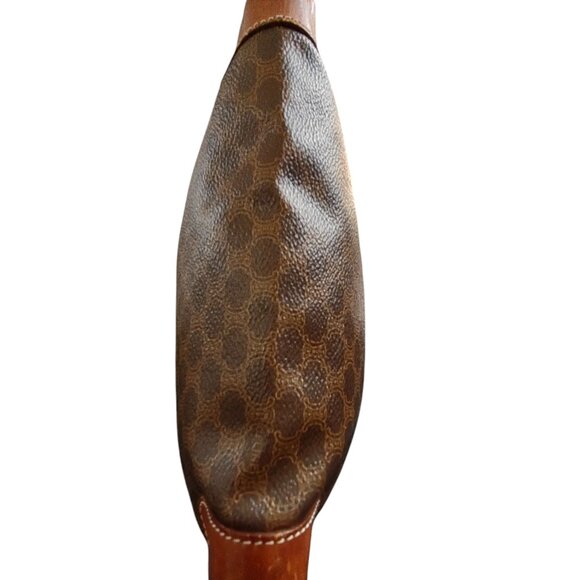 Celine Vintage Macadam Canvas PVC Leather Vertical Shopping Tote Bag - Picture 5 of 14